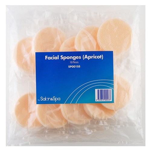 Facial Sponges - Apricot 